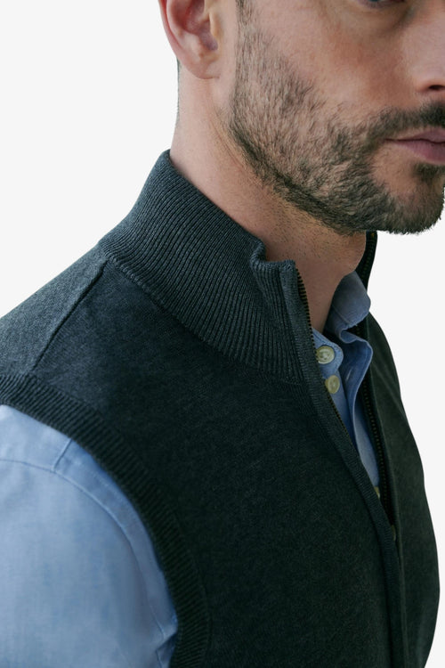 Classic Barber Knit Gilet
