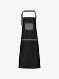 Contrast Denim Barber Apron