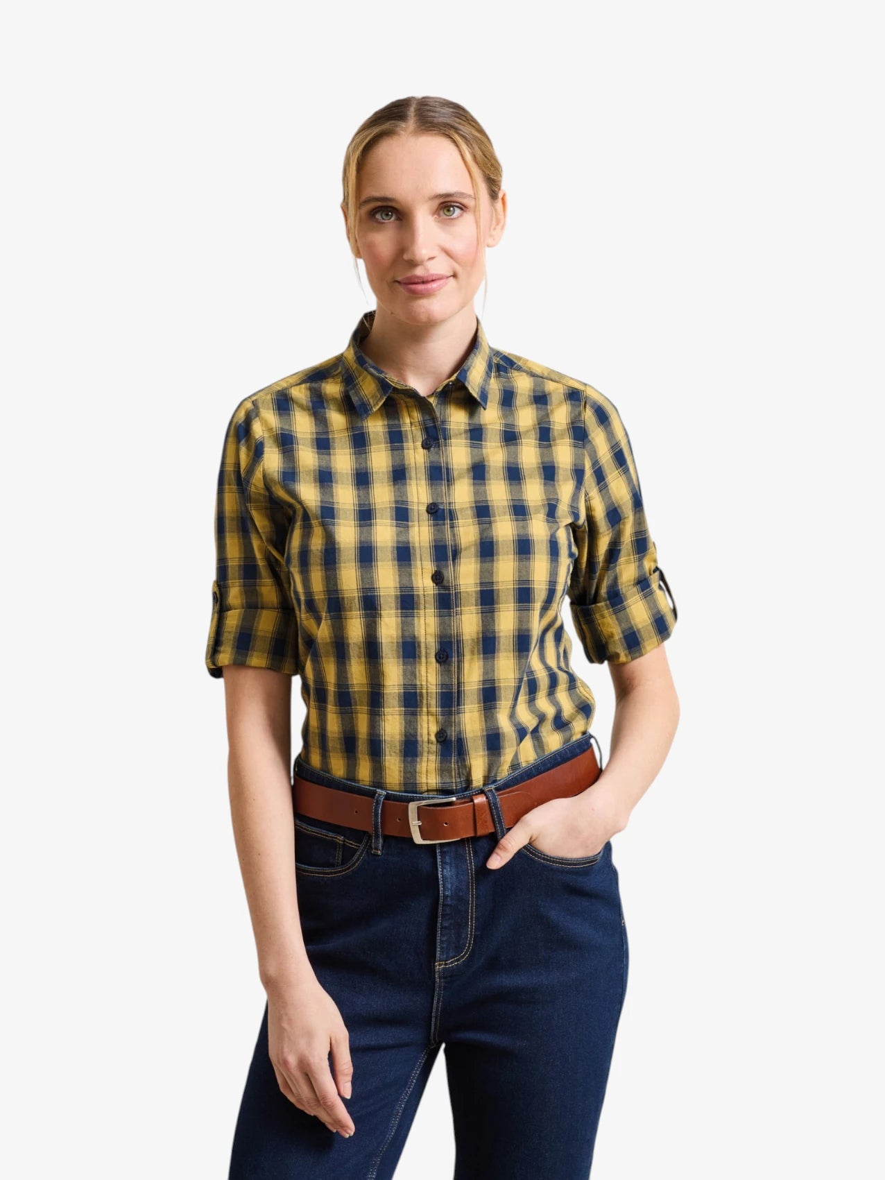 Ladies Farm Check Shirt