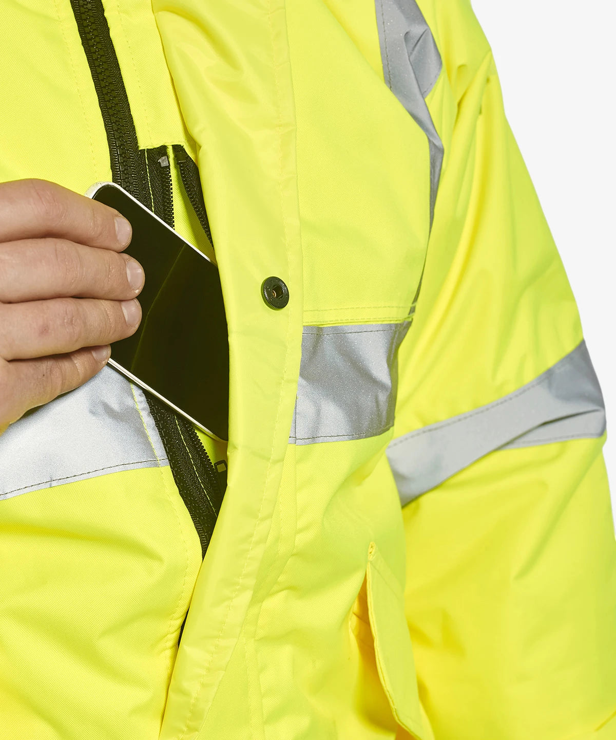 Hi-Vis Contrast Bomber Jacket