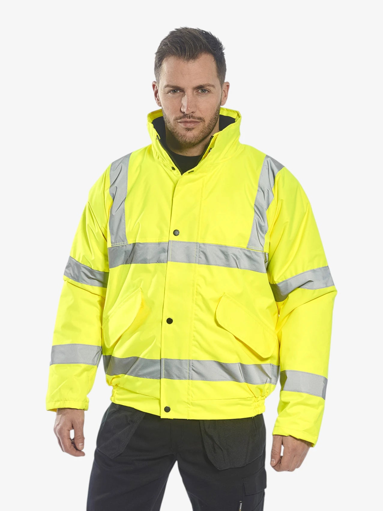 Hi-Vis Contrast Bomber Jacket