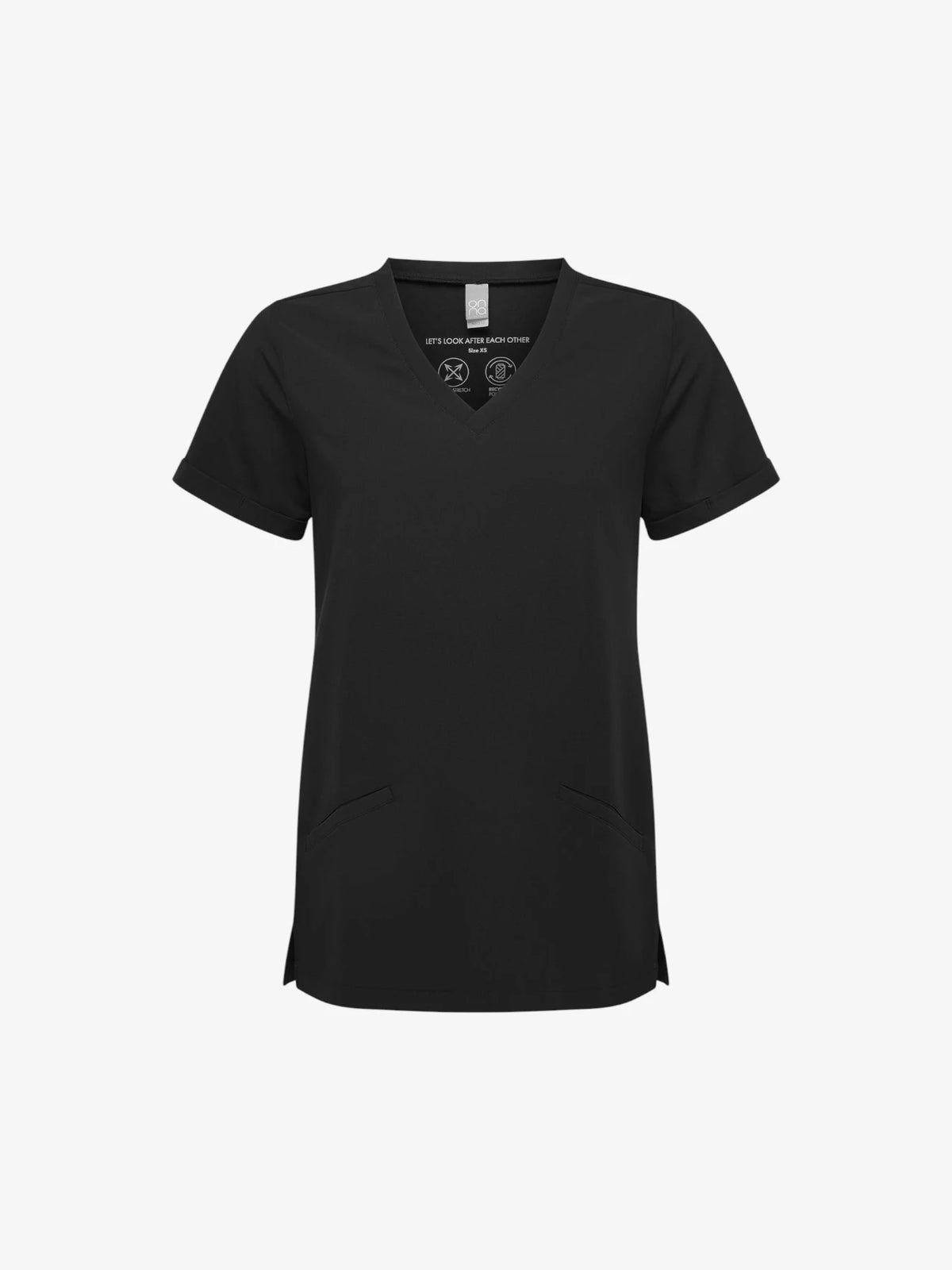Ladies Stretch V-Neck Pocket Tunic