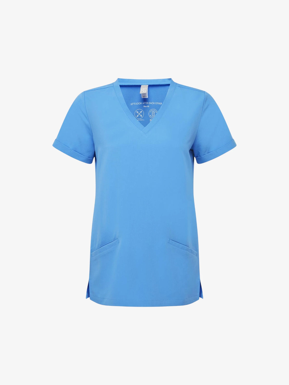 Ladies Stretch V-Neck Pocket Tunic