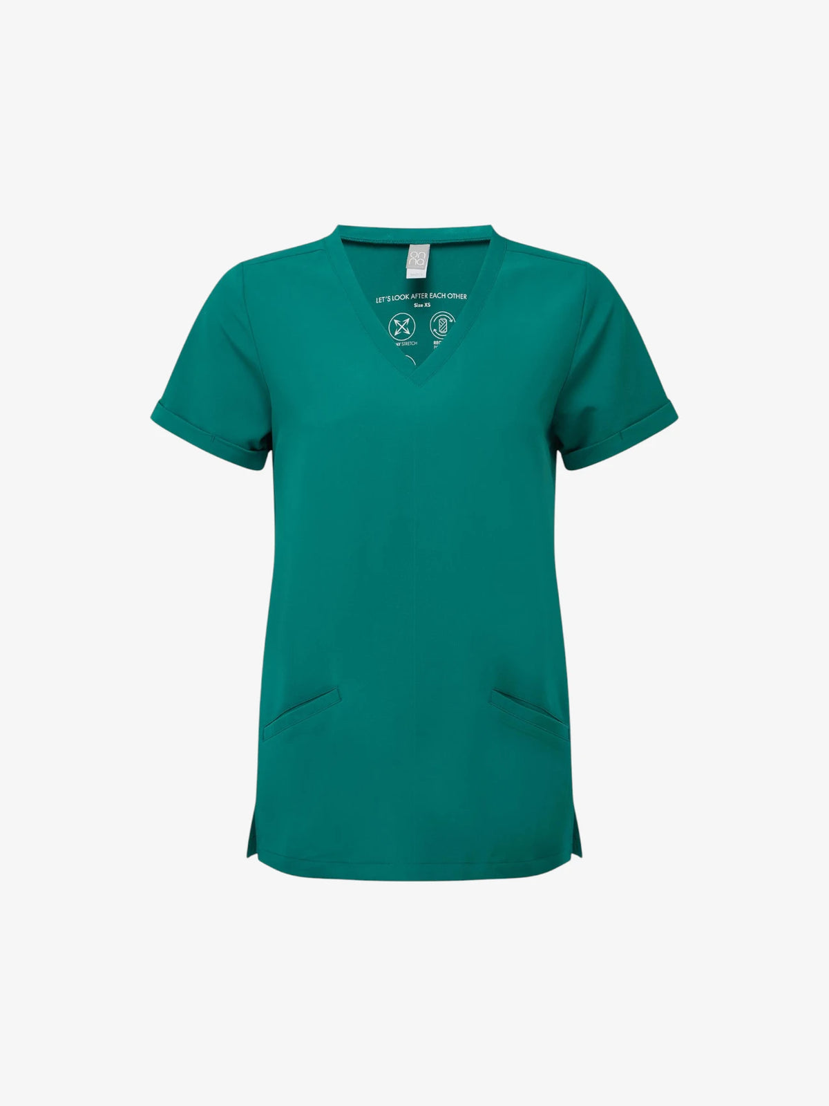 Ladies Stretch V-Neck Pocket Tunic