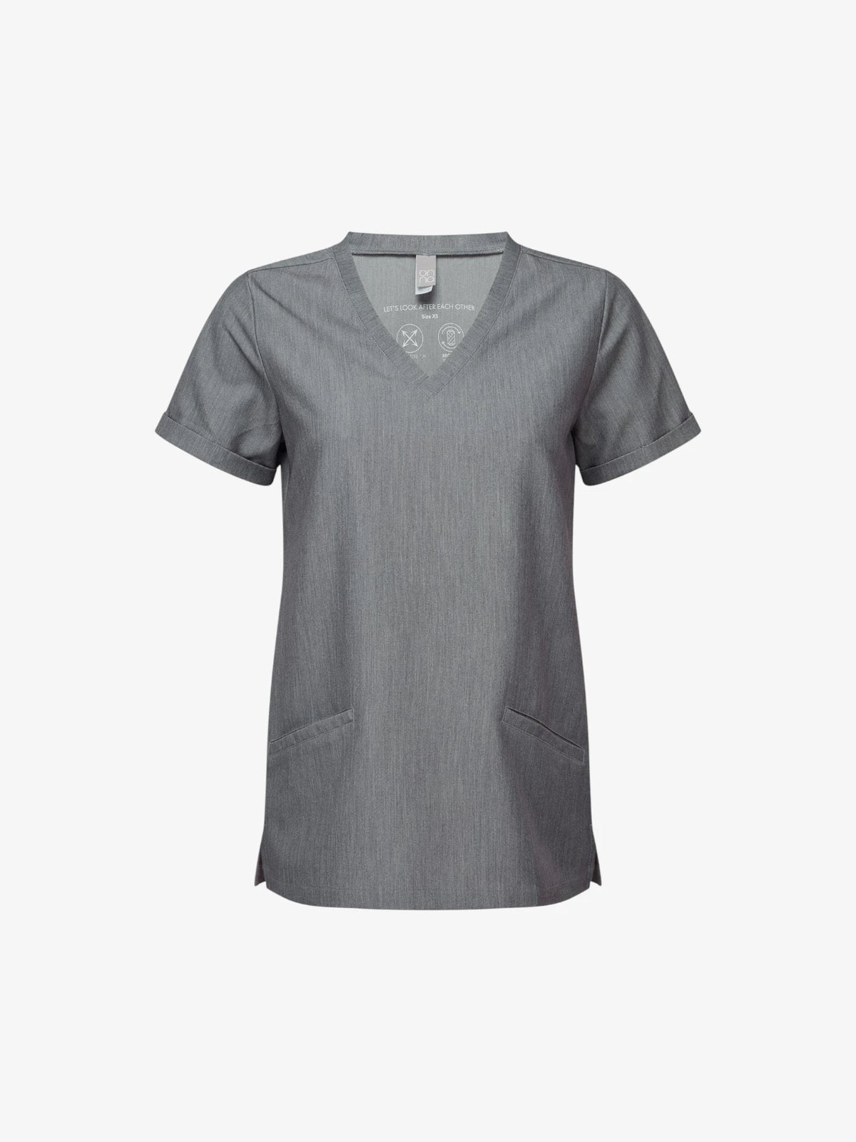 Ladies Stretch V-Neck Pocket Tunic