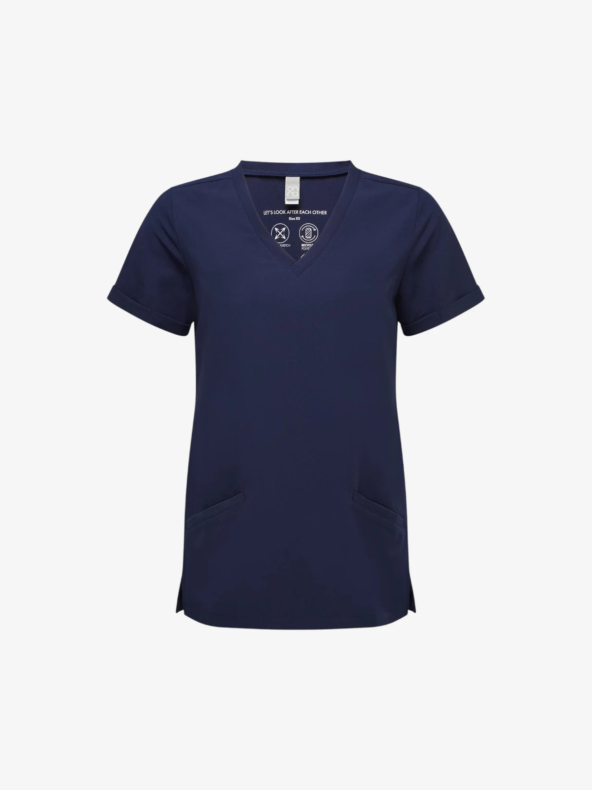 Ladies Stretch V-Neck Pocket Tunic
