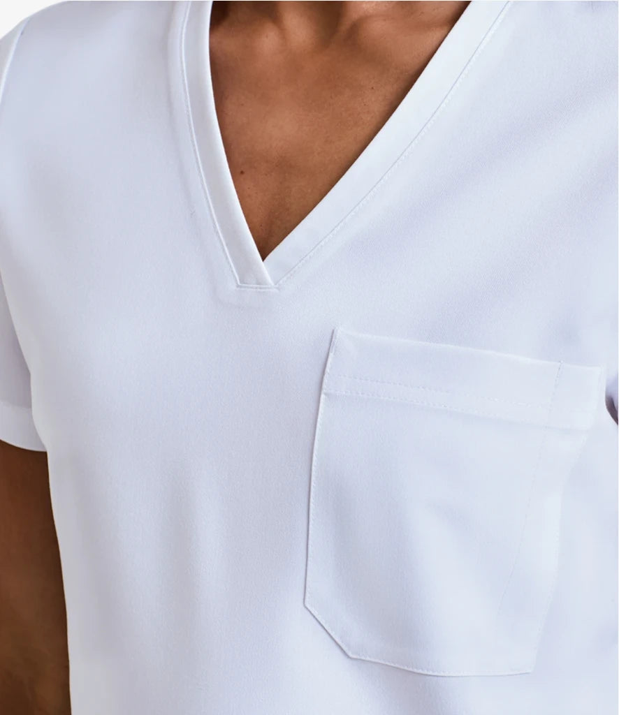 Ladies Stretch V-Neck Tunic