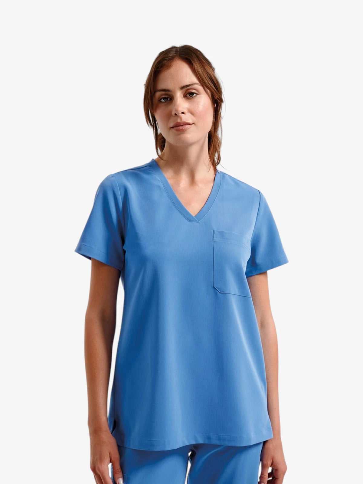 Ladies Stretch V-Neck Tunic