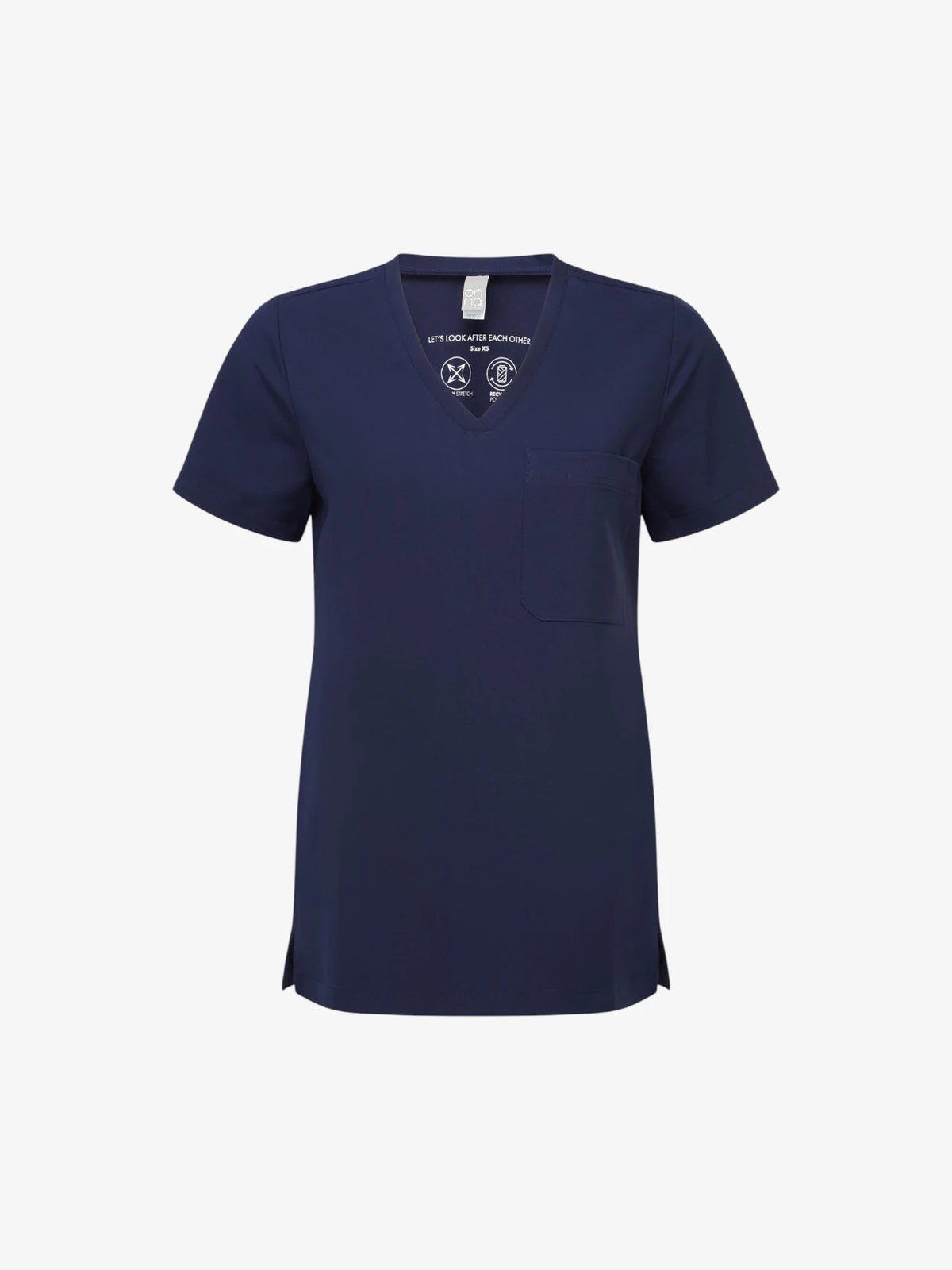 Ladies Stretch V-Neck Tunic