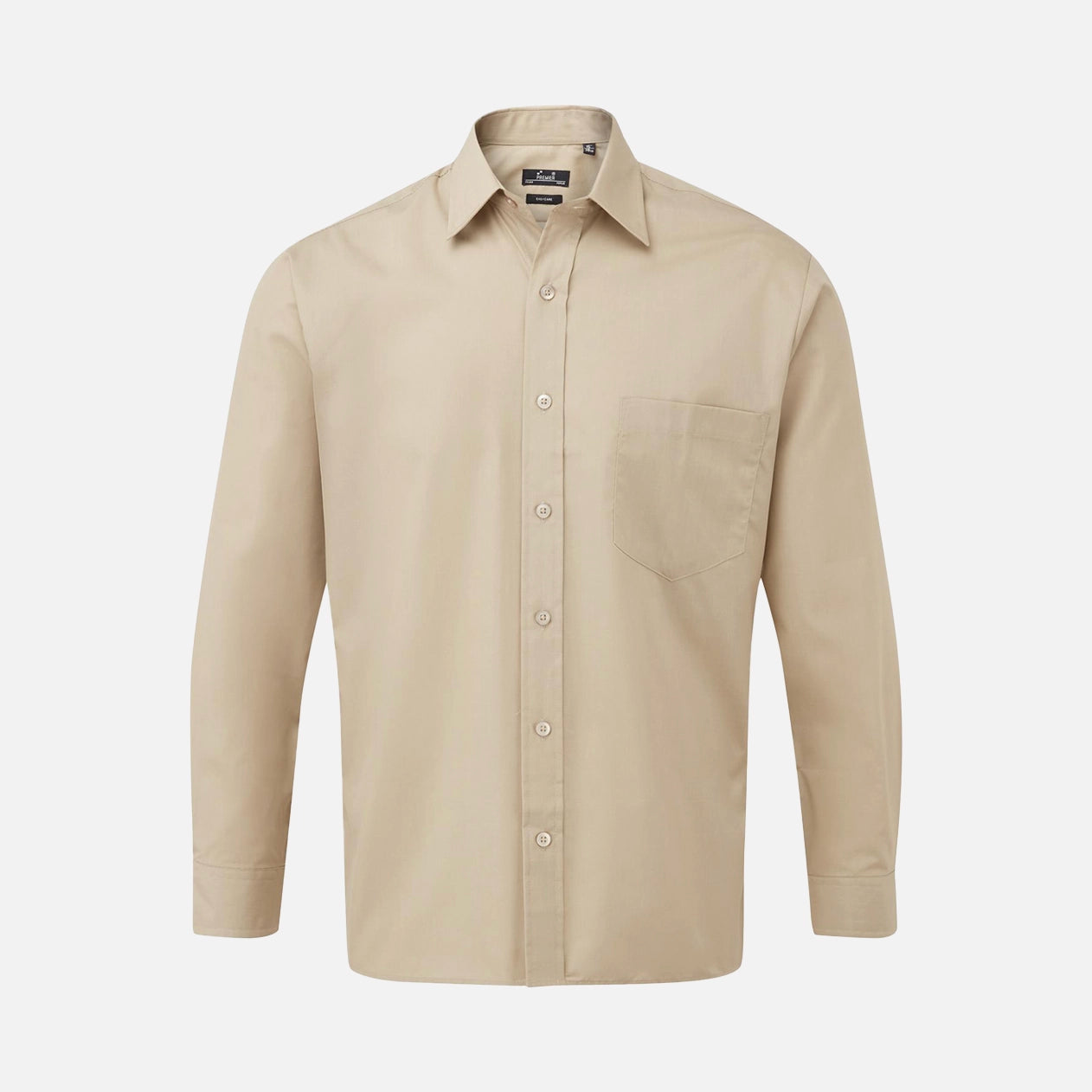 Men's Long Sleeve Poplin Shirt