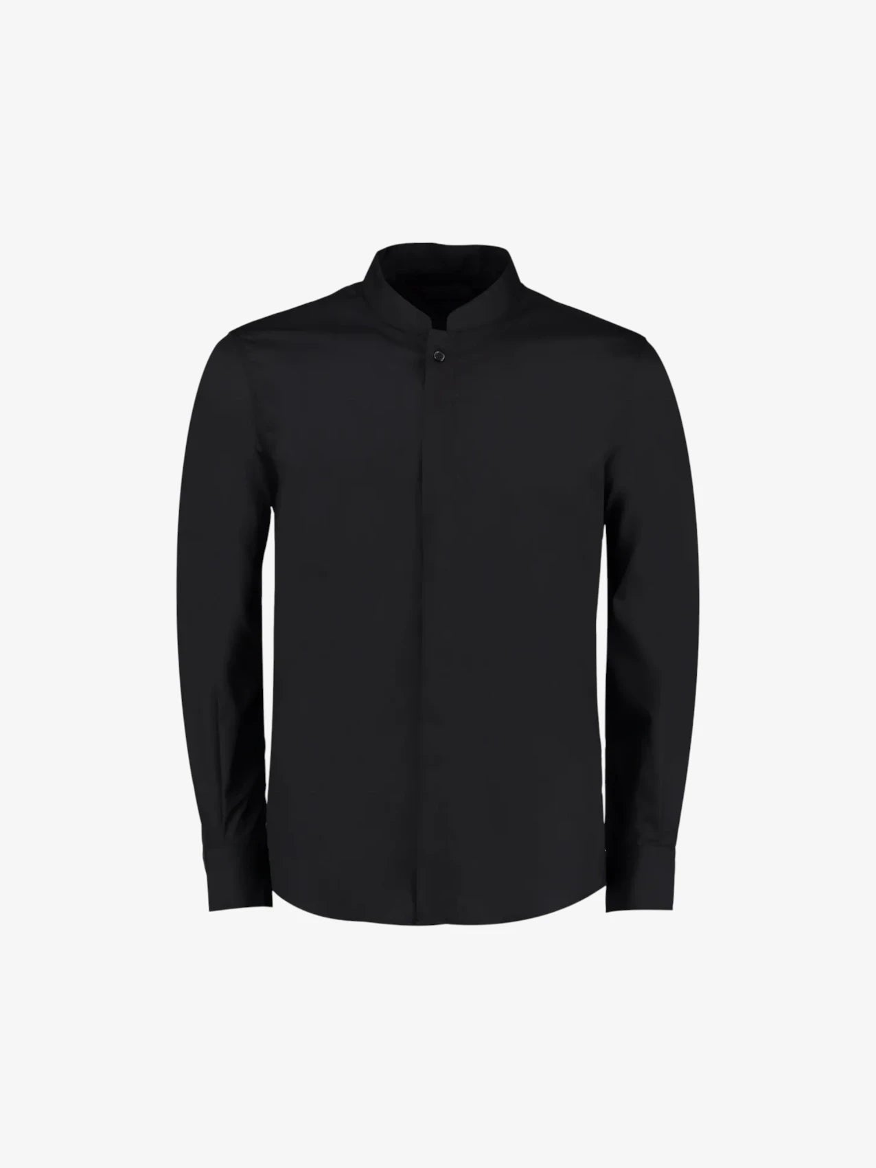Mandarin Collar Barber Shirt