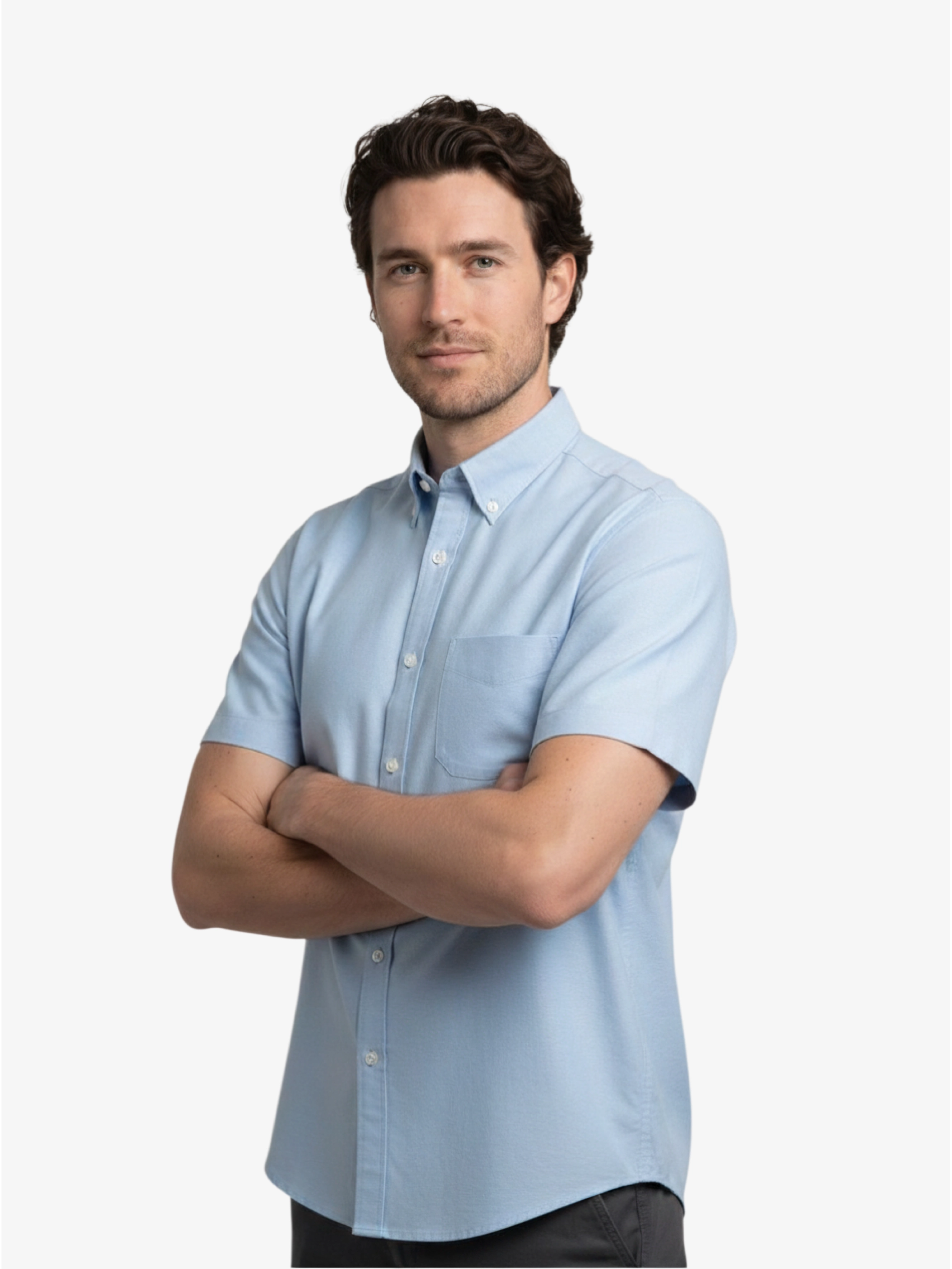 Men's Short Sleeve Oxford Shirt