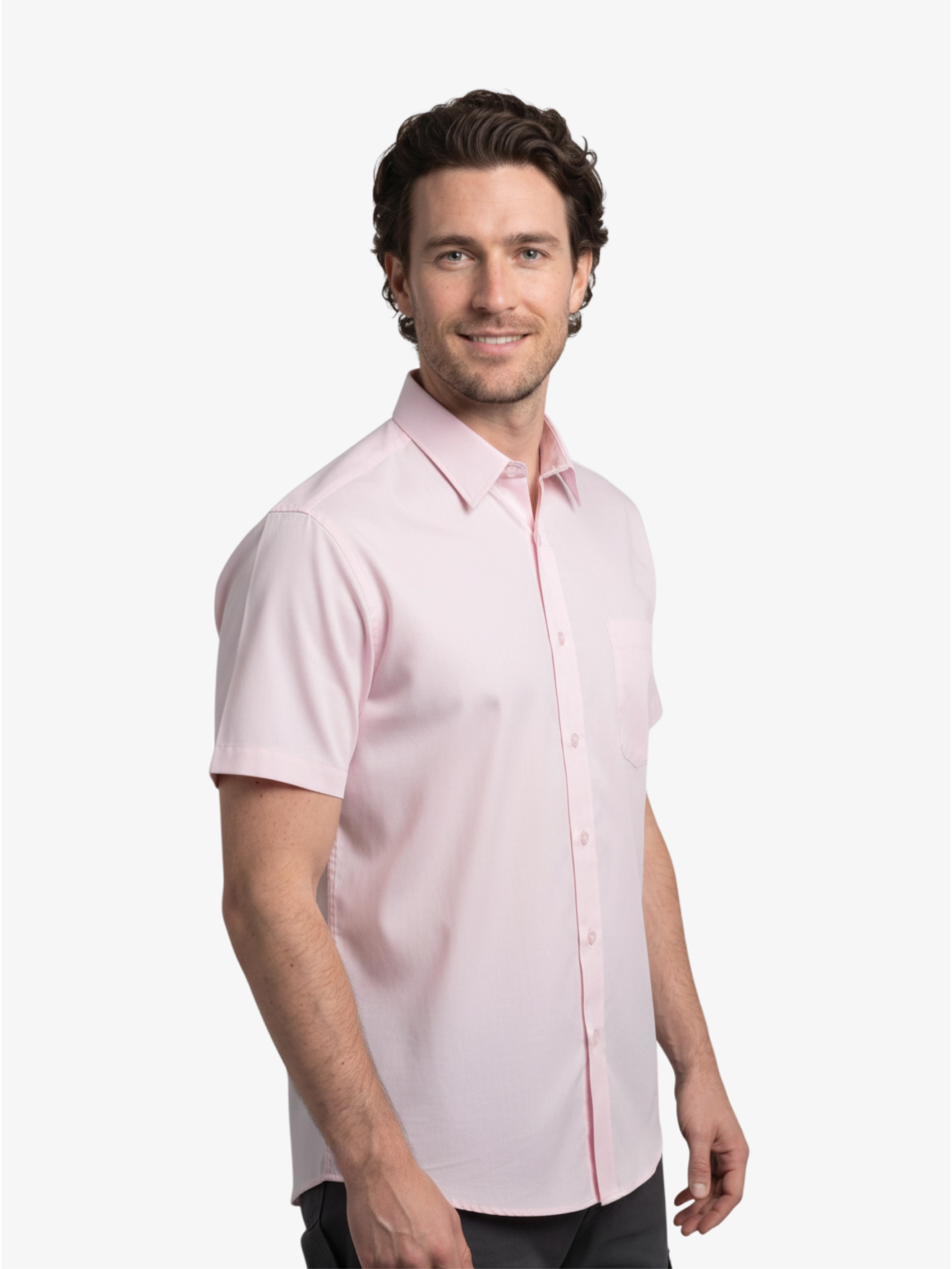 Men's Short Sleeve Poplin Shirt