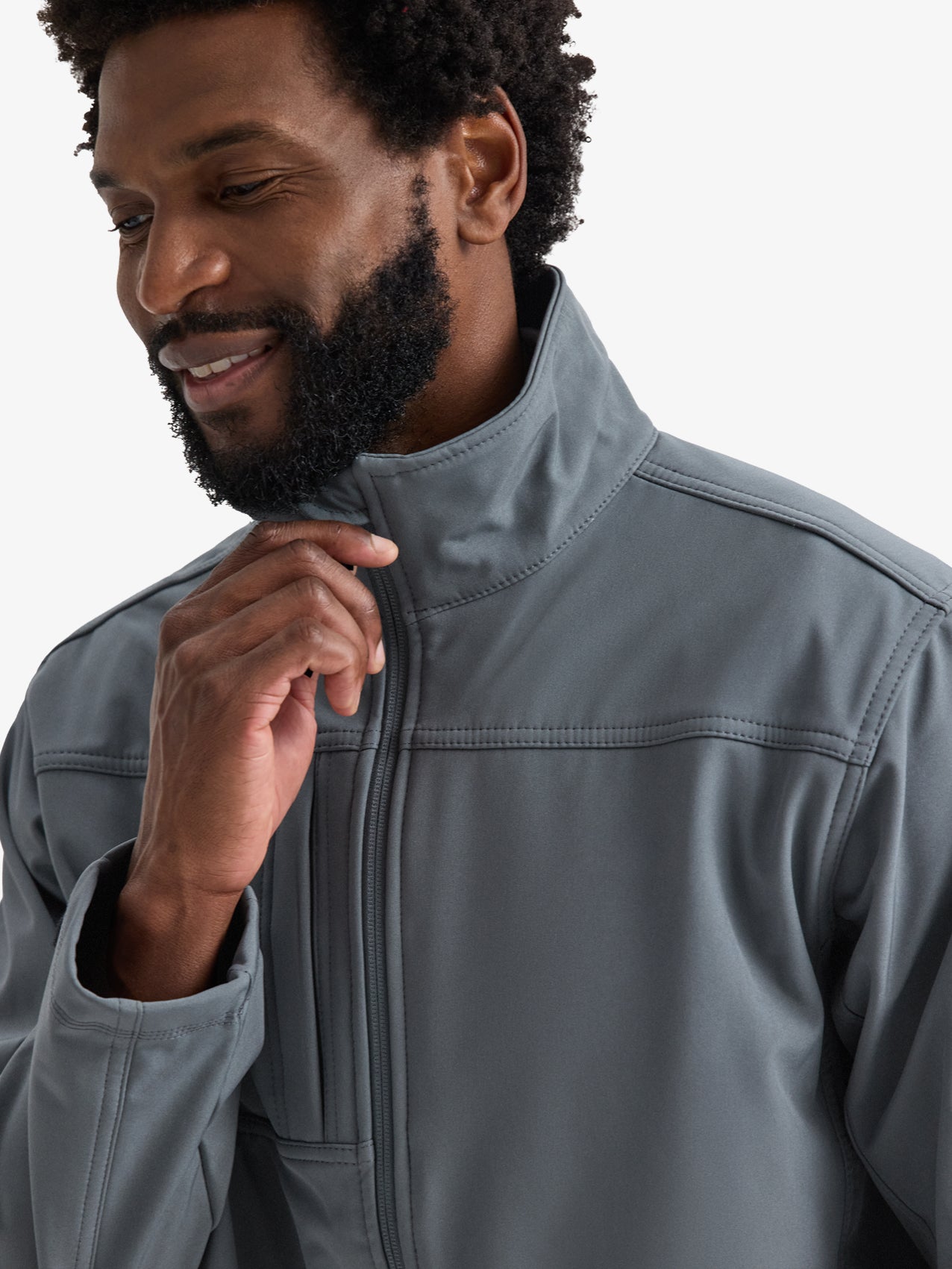 Deluxe Full Zip Soft Shell Jacket